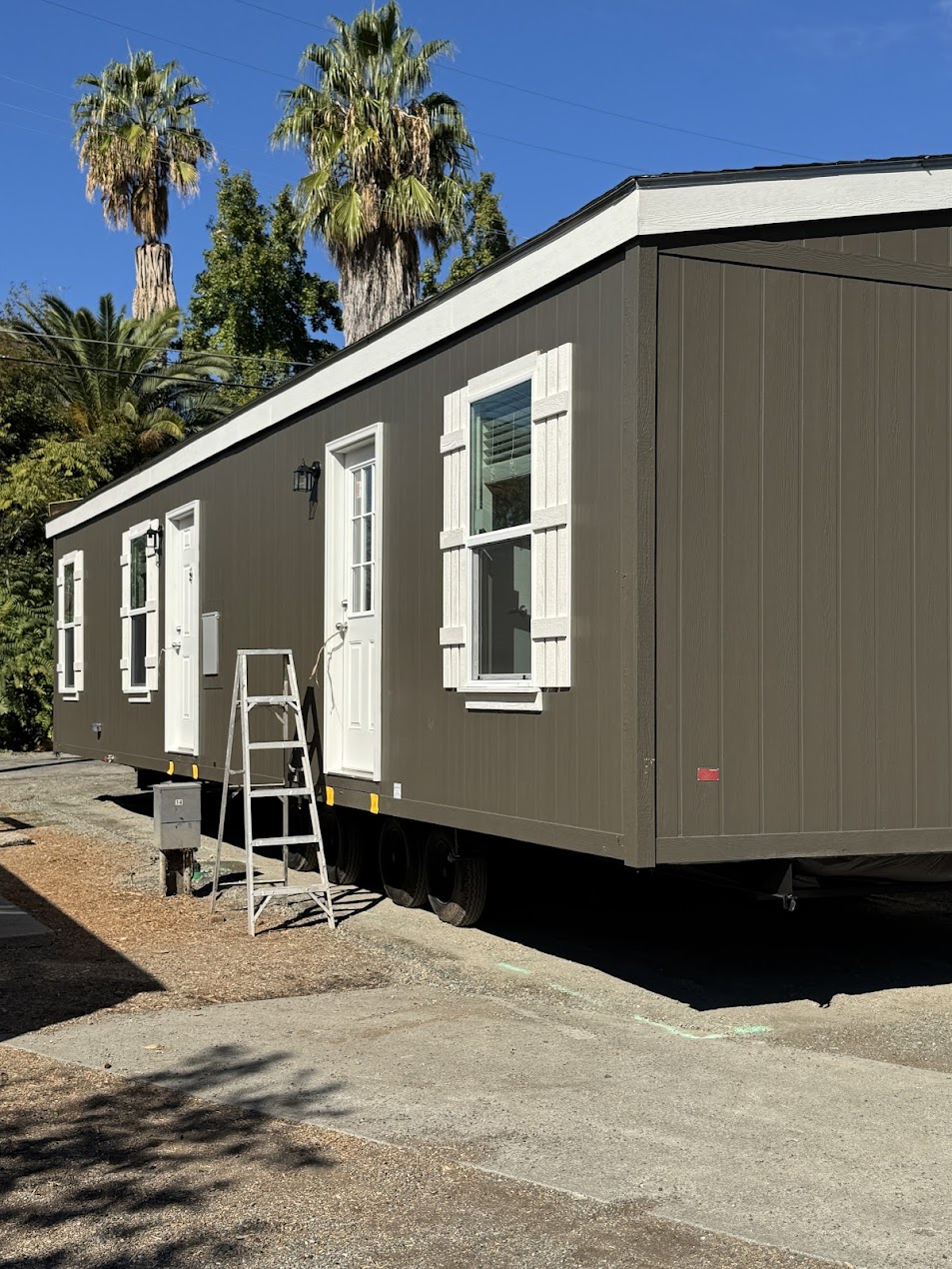 Before — no deck